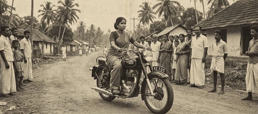 കേരളത്തിൽ ആദ്യമായി ബുള്ളറ്റ് ഓടിച്ച ബുള്ളറ്റ് നാരായണി എന്ന ചേകൊത്തി