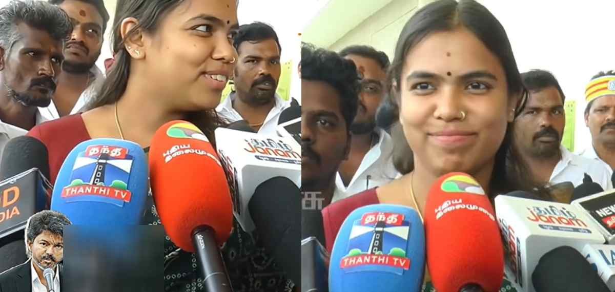 10 വയസുകാരിയുടെ കൊലപാതകത്തെക്കുറിച്ച് ചോദ്യം; രാഷ്ട്രീയം വേണ്ട, ഭരണത്തെക്കുറിച്ച് ചോദിക്കൂ എന്ന് TVK മന്ത്രി