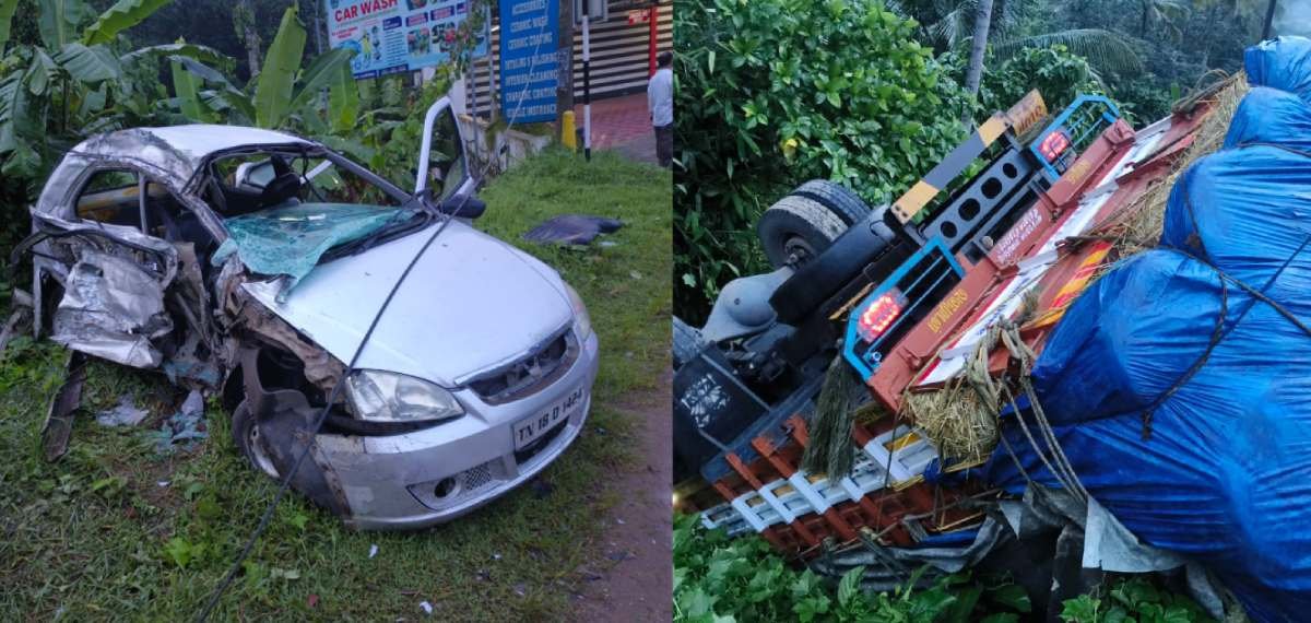 പത്തനംതിട്ടയില്‍ കാറും ലോറിയും കൂട്ടിയിടിച്ച് അപകടം; 2 പേര്‍ക്ക് ദാരുണാന്ത്യം