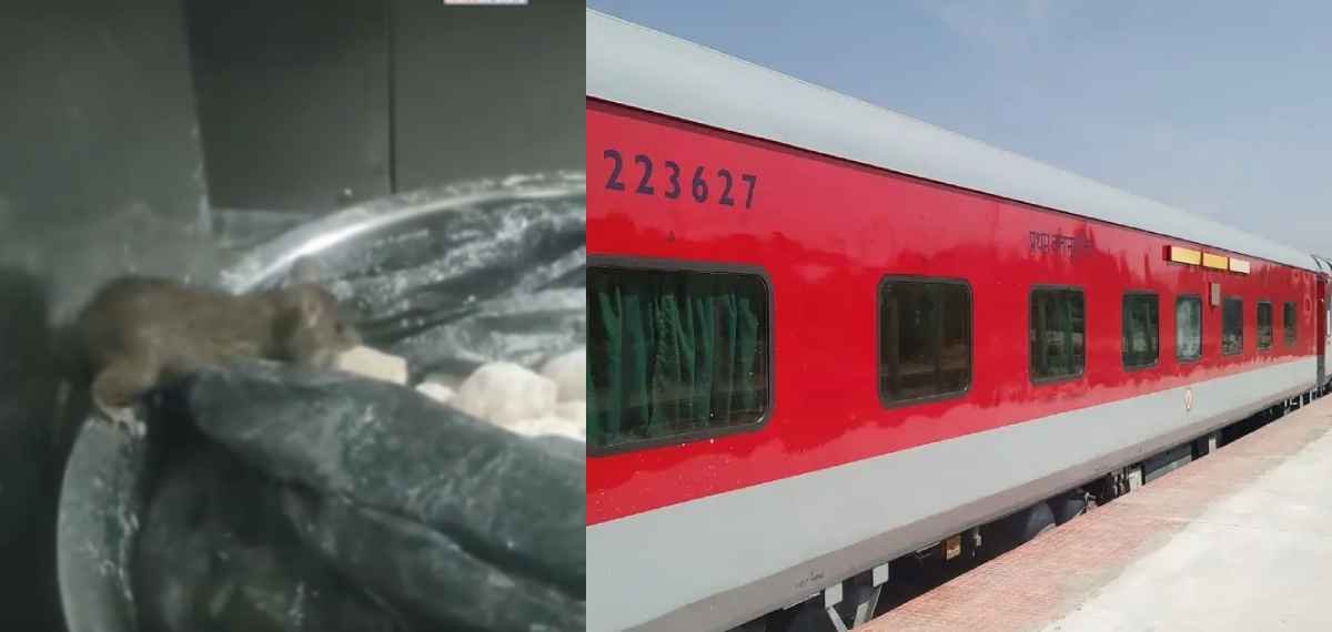 പാന്ട്രി കാറില് എലികൾ; ഇന്ത്യന് റെയില്വേയില് വീണ്ടും ഭക്ഷ്യസുരക്ഷ വീഴ്ചയെന്ന് പരാതി